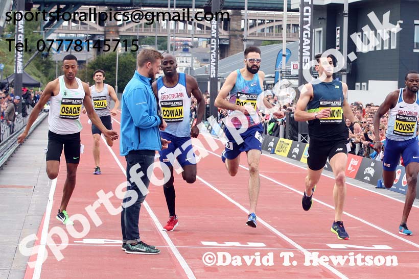 Mens 500 metres, 2017 Great North CityGames, Gateshead/Newcaste. Photo: David T. Hewitson/Sports for All Pics